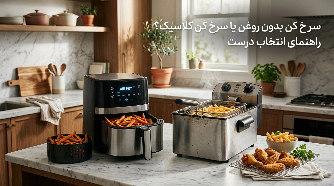 سرخ کن بدون روغن یا سرخ کن کلاسیک؟ راهنمای انتخاب درست